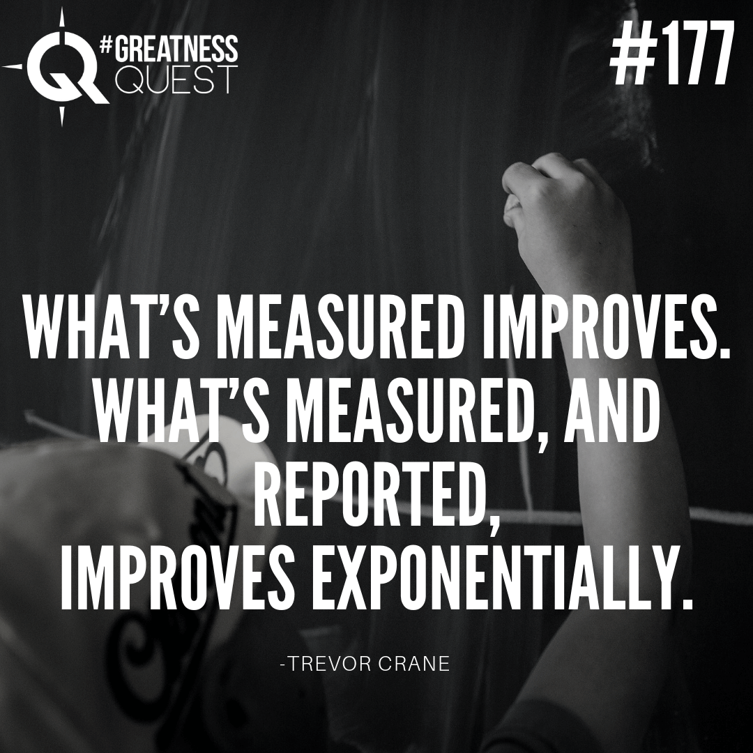 What’s measured improves. What’s measured ​and reported, improves exponentially.